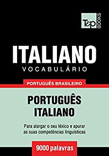 Livro Vocabulário Português Brasileiro-Italiano - 9000 palavras