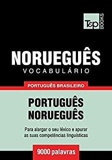 Livro Vocabulário Português Brasileiro-Norueguês - 9000 palavras