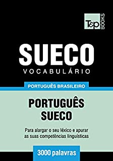 Livro Vocabulário Português Brasileiro-Sueco - 3000 palavras