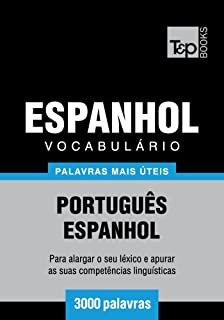 Livro Vocabulário Português-Espanhol - 3000 palavras mais úteis