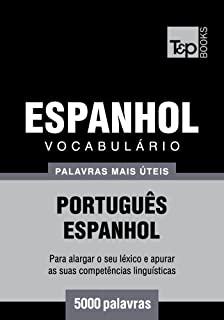 Livro Vocabulário Português-Espanhol - 5000 palavras mais úteis