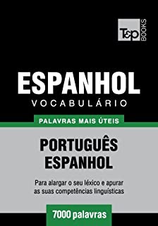 Livro Vocabulário Português-Espanhol - 7000 palavras mais úteis