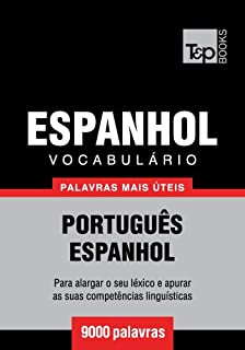 Livro Vocabulário Português-Espanhol - 9000 palavras mais úteis