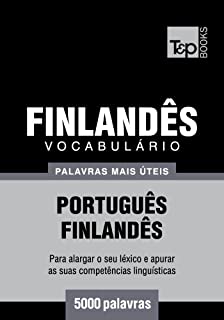 Livro Vocabulário Português-Finlandês - 5000 palavras mais úteis