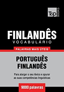 Livro Vocabulário Português-Finlandês - 9000 palavras mais úteis