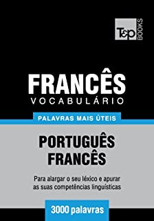 Livro Vocabulário Português-Francês - 3000 palavras mais úteis