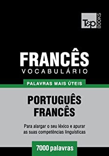 Livro Vocabulário Português-Francês - 7000 palavras mais úteis