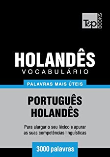 Livro Vocabulário Português-Holandês - 3000 palavras mais úteis