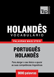 Livro Vocabulário Português-Holandês - 9000 palavras mais úteis
