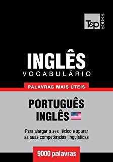 Livro Vocabulário Português-Inglês americano - 9000 palavras mais úteis