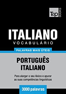 Livro Vocabulário Português-Italiano - 3000 palavras mais úteis