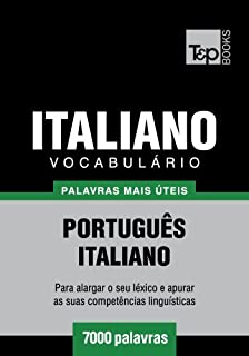 Livro Vocabulário Português-Italiano - 7000 palavras mais úteis
