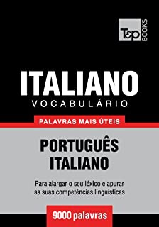 Livro Vocabulário Português-Italiano - 9000 palavras mais úteis