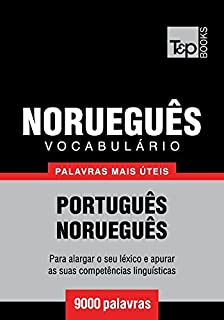 Livro Vocabulário Português-Norueguês - 9000 palavras mais úteis
