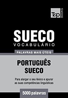 Livro Vocabulário Português-Sueco - 5000 palavras mais úteis