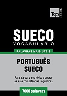Livro Vocabulário Português-Sueco - 7000 palavras mais úteis