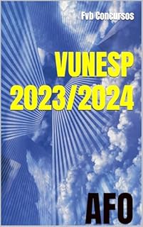 Livro VUNESP 2023/2024: AFO