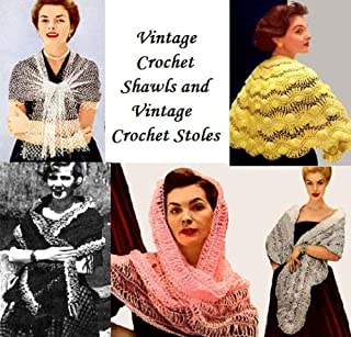 Livro Xales de crochê vintage e Vintage Crochet estolas