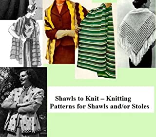 Livro Xales de tricô-Knitting Patterns para xales ou estolas